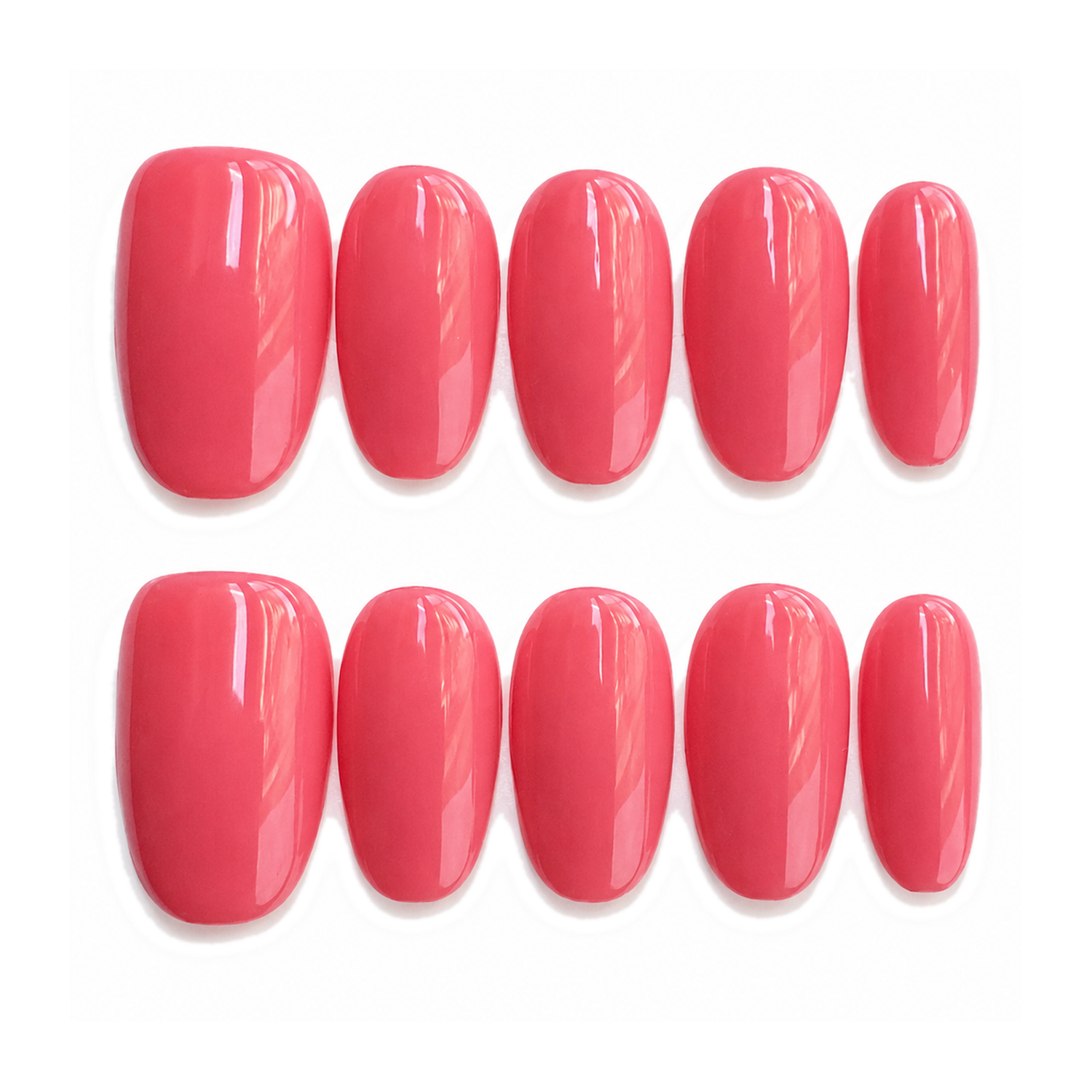How to Apply C-001-B Handmade Solid Color Short Squoval at Home