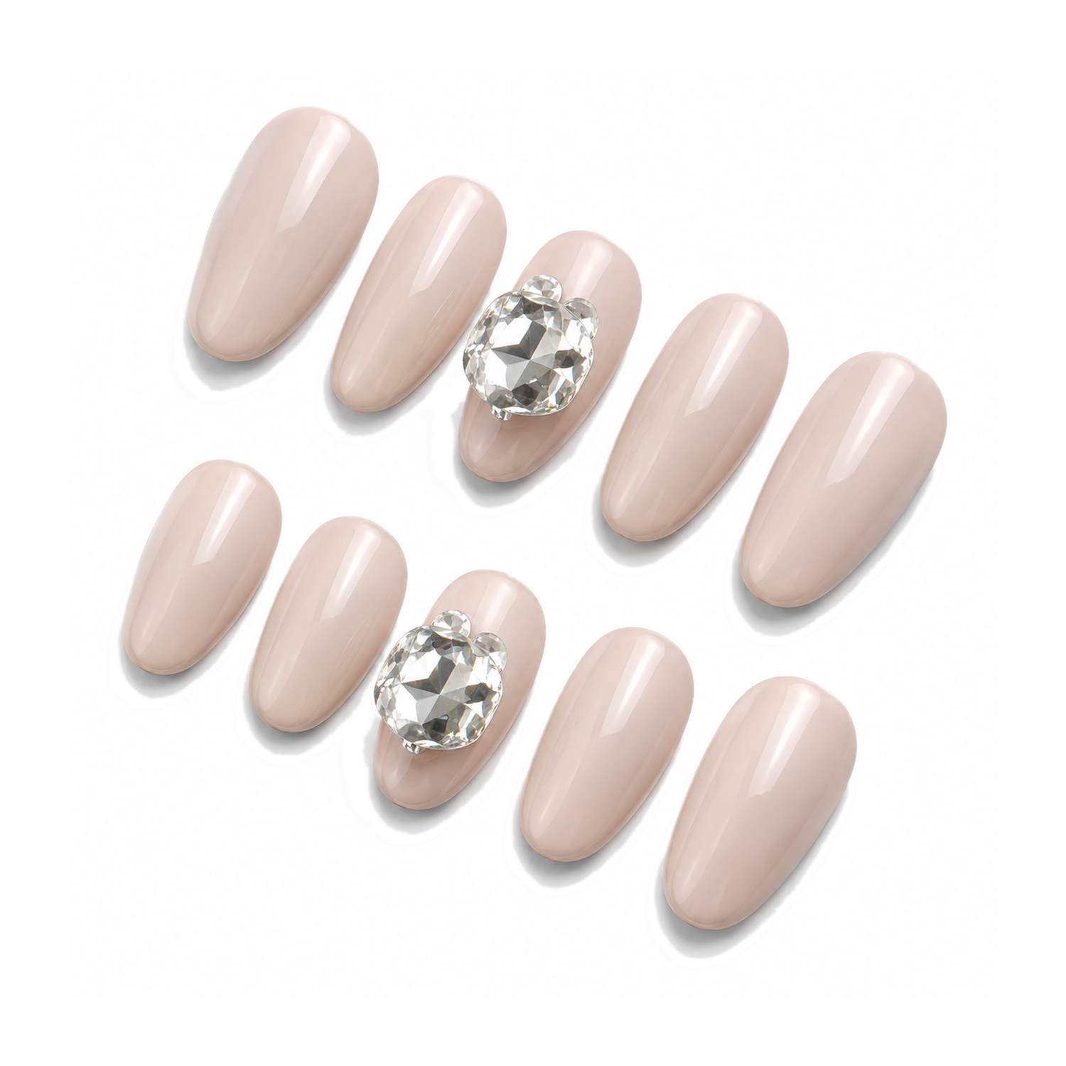 How to Style C-002-C Handmade Solid Color Short Almond Press-On Nails: At-Home Tips and Care