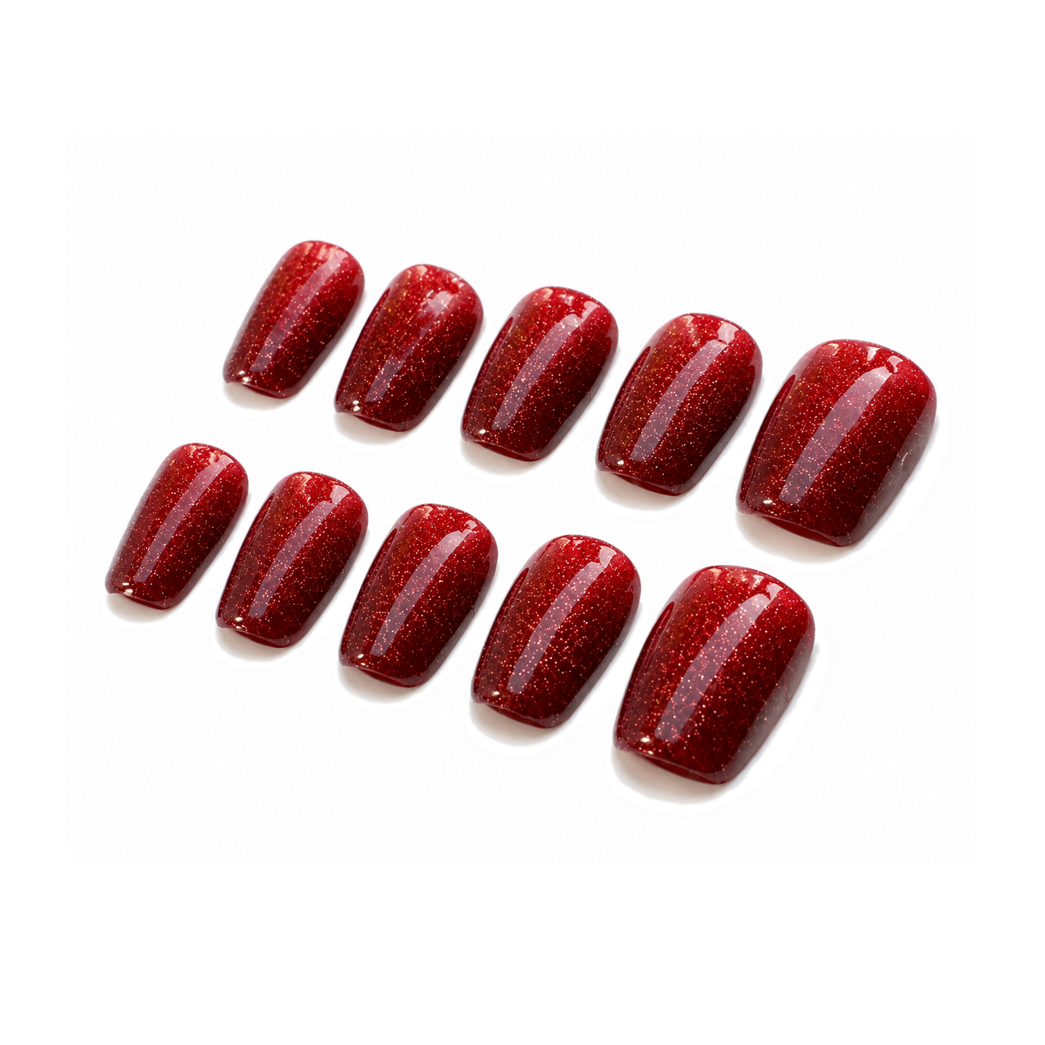 How to Style S-001-B Handmade Glitter Short Square Press-On Nails: At-Home Tips and Care