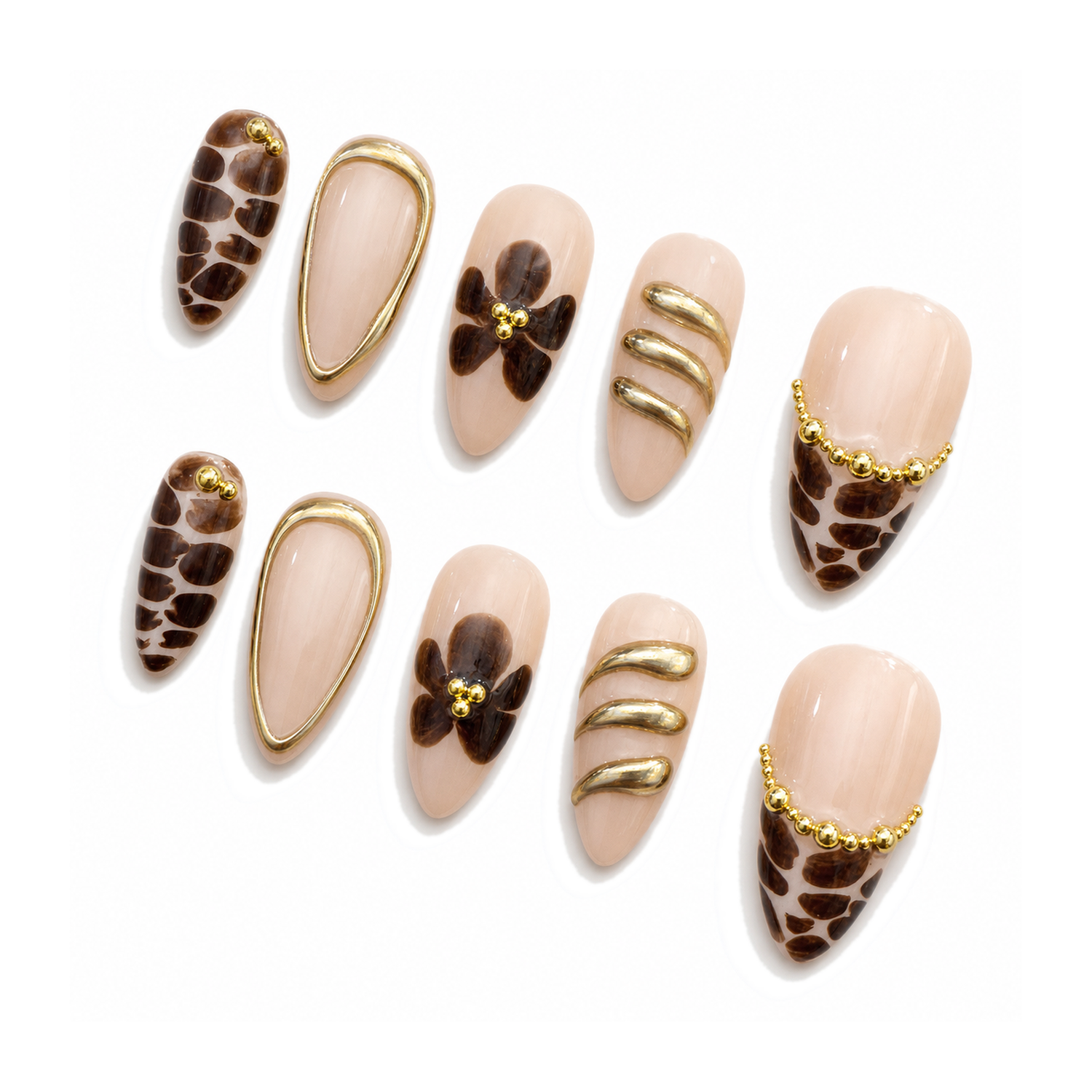 How to Style O-002-E Handmade Western Style Medium Almond Nails: At-Home Tips and Care
