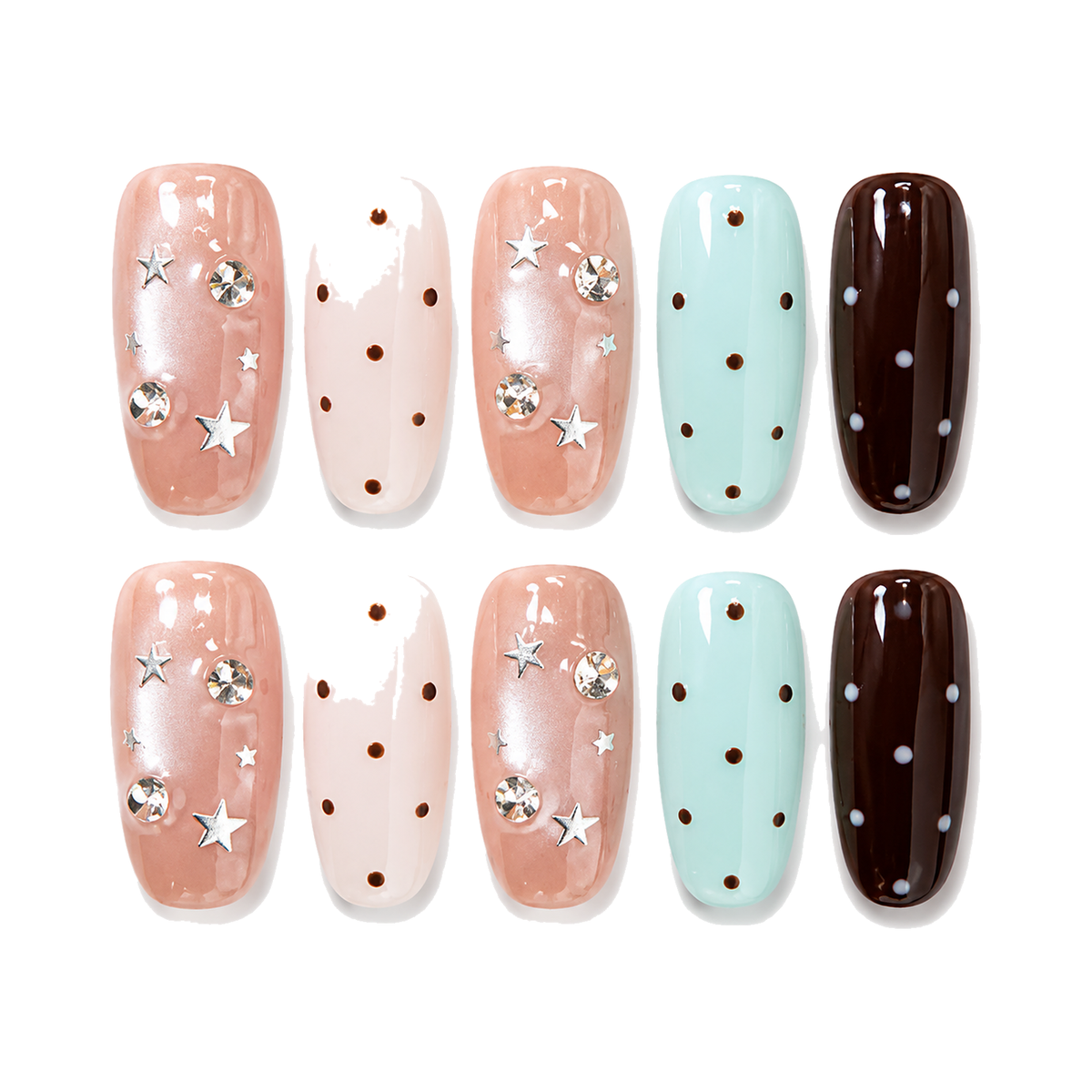 T-001-F press-on nails standardized main image