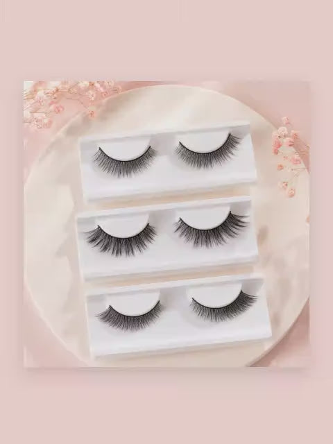 False eyelashes product showcase video